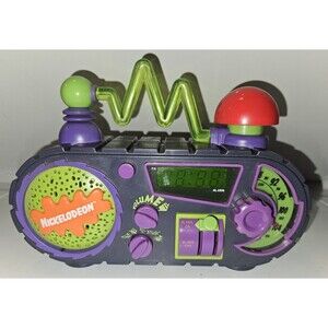 1995 Nickelodeon Time Blaster Rise & Slime AM/FM Digital Alarm Clock Radio N2000